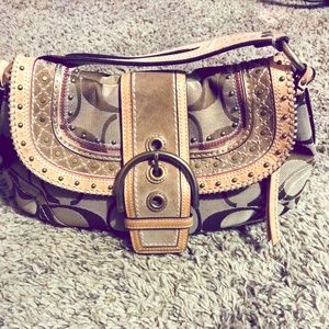 Authentic Coach handbag & wallet